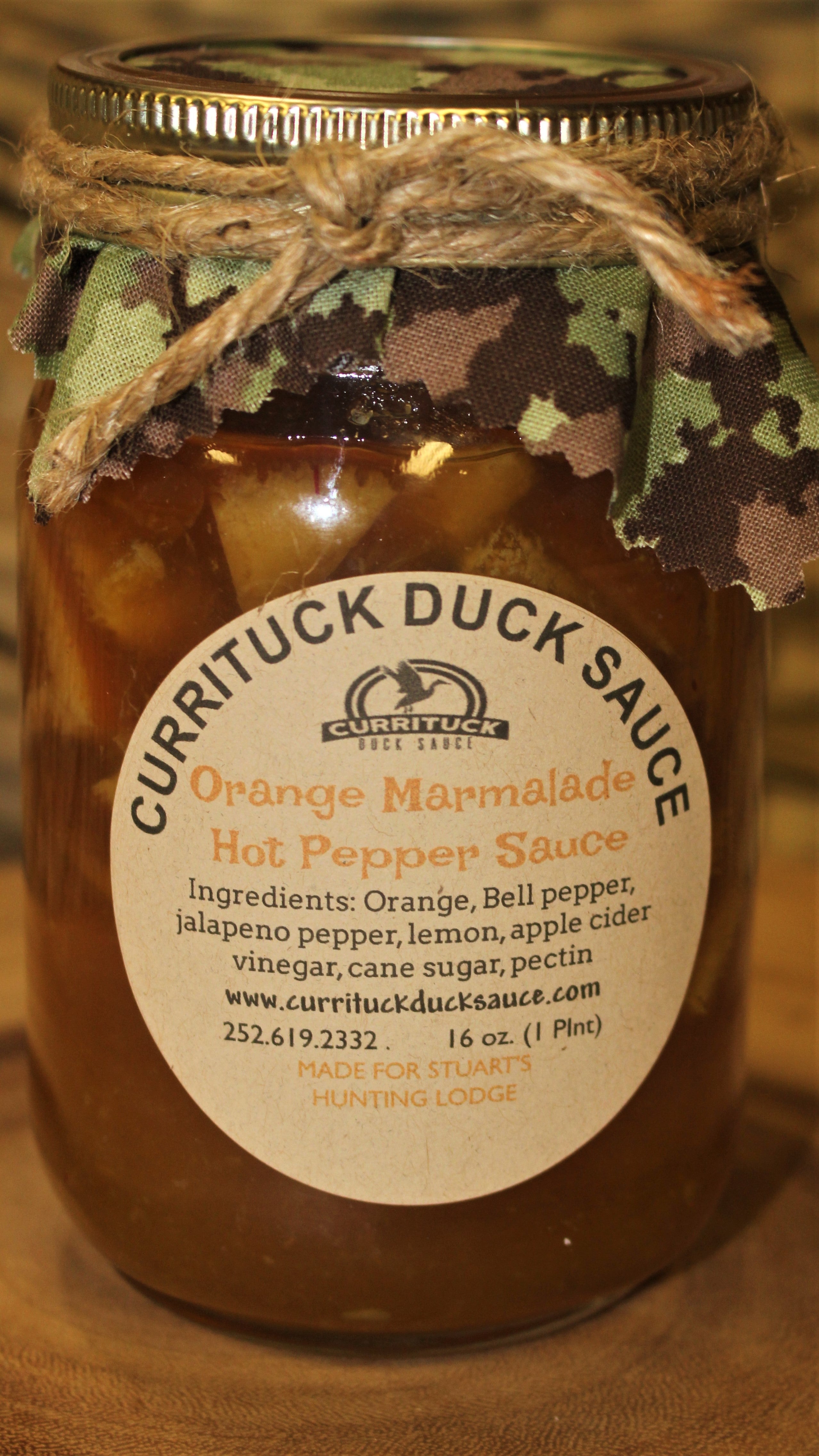 Currituck Duck Sauce--Orange Marmalade Hot Pepper Sauce